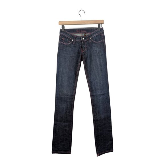 Rivet De Cru Embellished Skinny Jeans, Size 25 - Picture 1 of 10